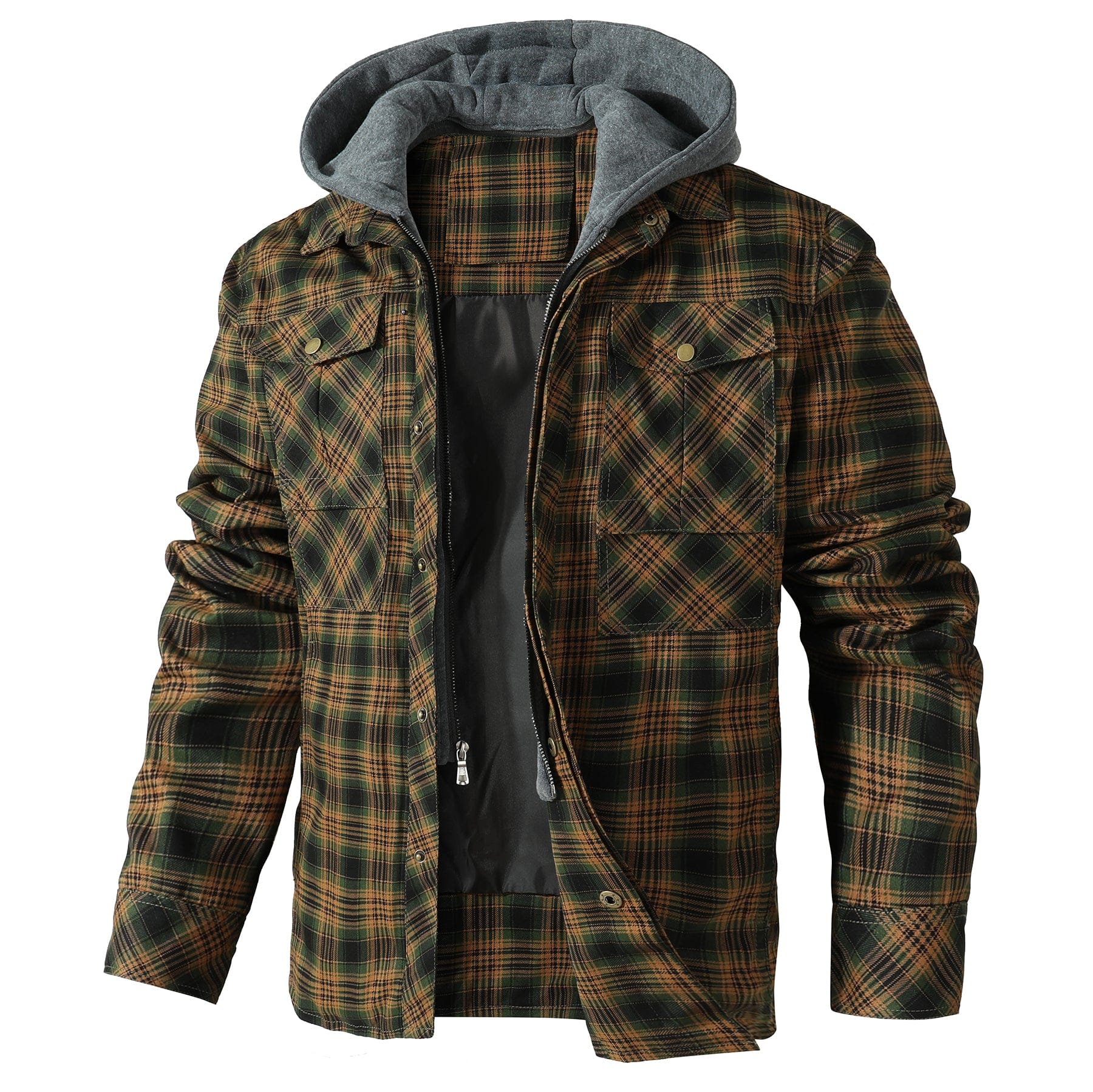 Hooded Flannel Jacket (2 Designs)