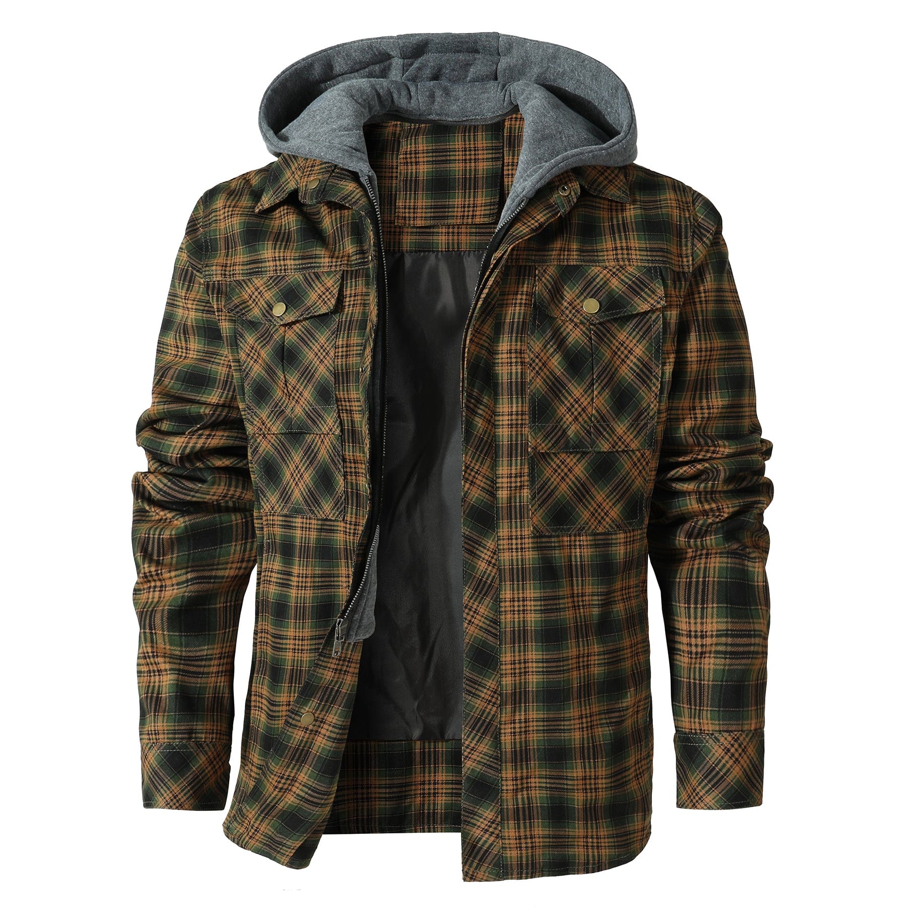 Hooded Flannel Jacket (2 Designs)
